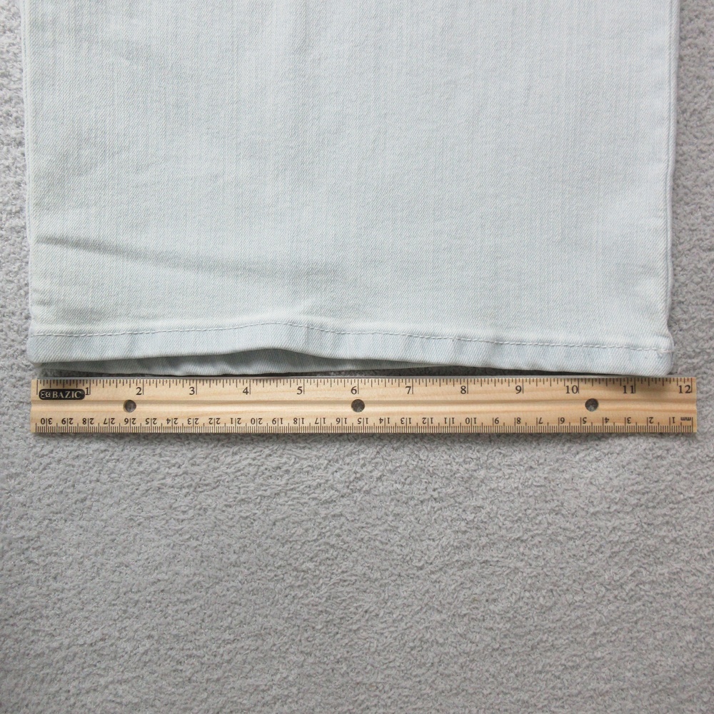 Gloria Vanderbilt Womens Wide Leg Crop Jeans 18 Light Blue 5 Pocket Denim Casual - Picture 7 of 14